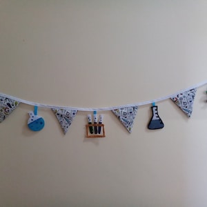 Chemistry science bunting