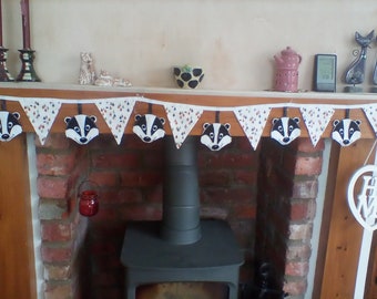 Badger bunting