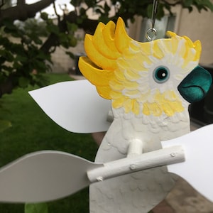Cockatoo Whirlygig,  Whirligigs Wind Spinners, Whirligigs