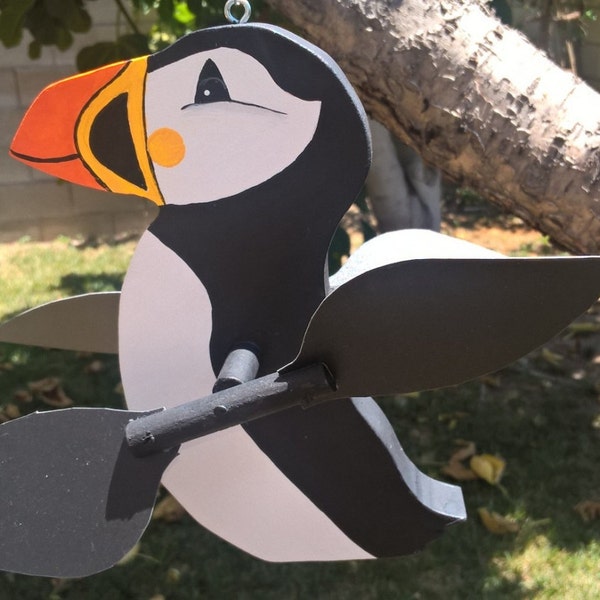 Puffin Whirlygig, Whirligig Wind Spinners, Whirligig