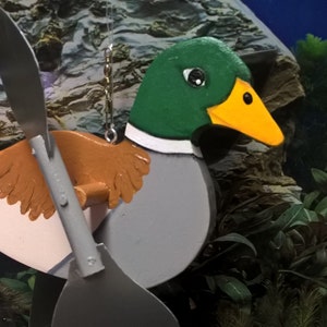 Max the Majestic Mallard Whirlygig, Whirligigs Wind Spinner, Whirligigs