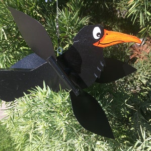 Carl the Old Crow Whirlygig, Whirligigs Wind Spinners, Whirligigs