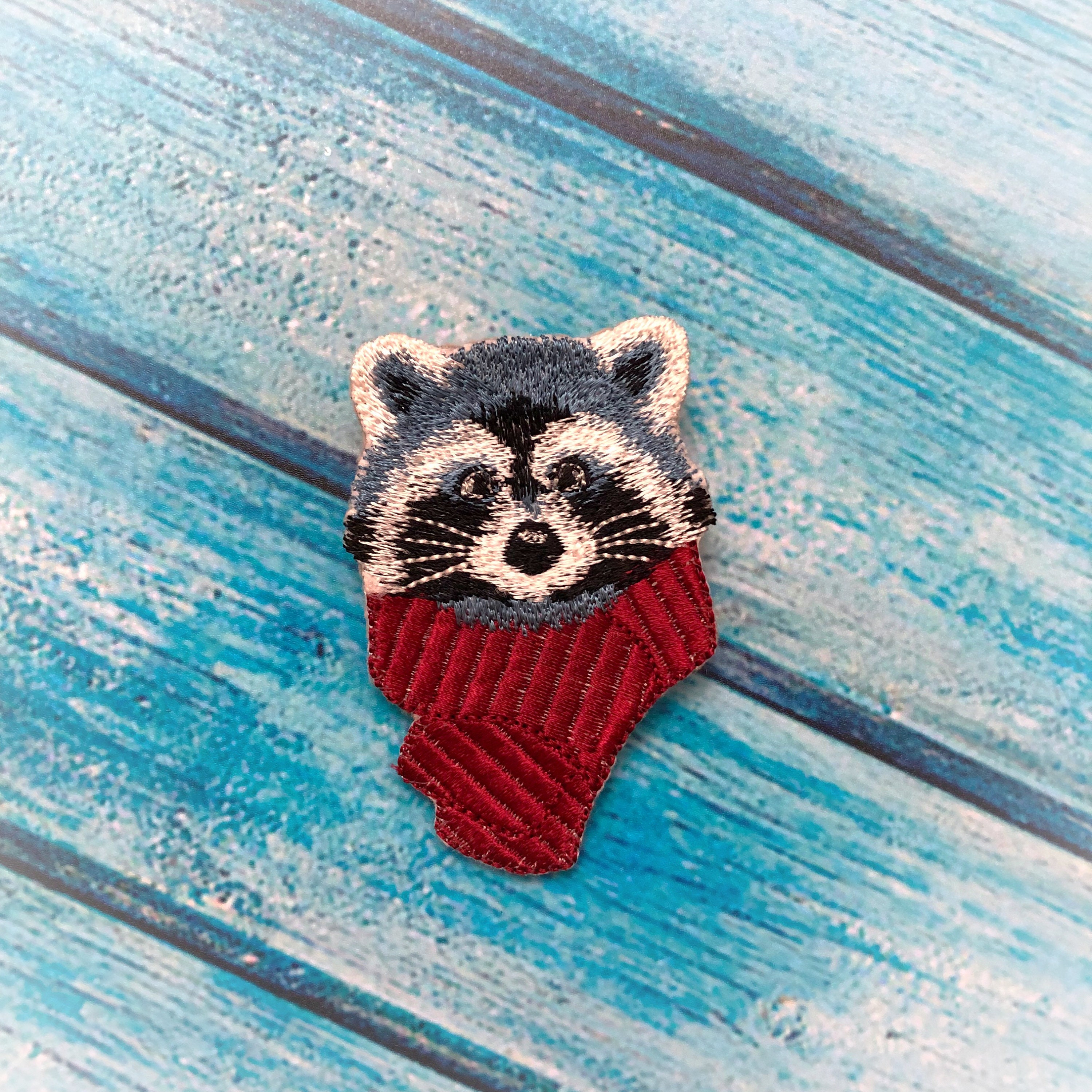 Raccoon machine embroidery design animal embroidery Etsy