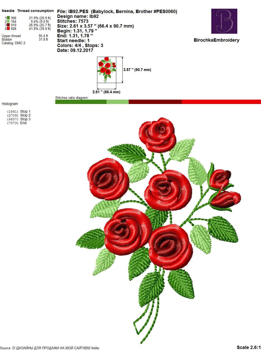 Floral embroidery pattern Machine Embroidery Design Bouquet of | Etsy