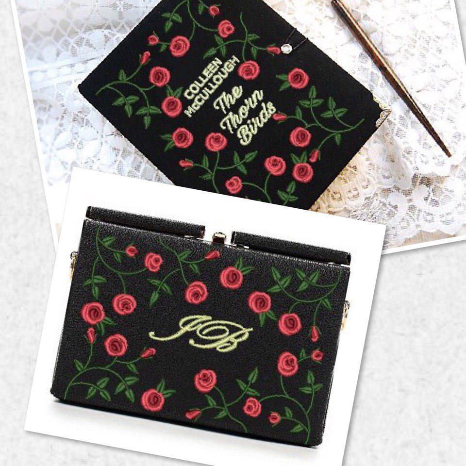 Machine Embroidery Design Clutch Bag Embroidered Bag Floral Etsy