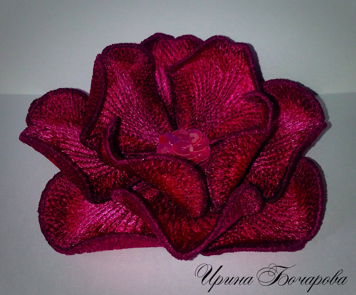 3D Applique Flower Machine Embroidery Design Brooch Hairpin Etsy