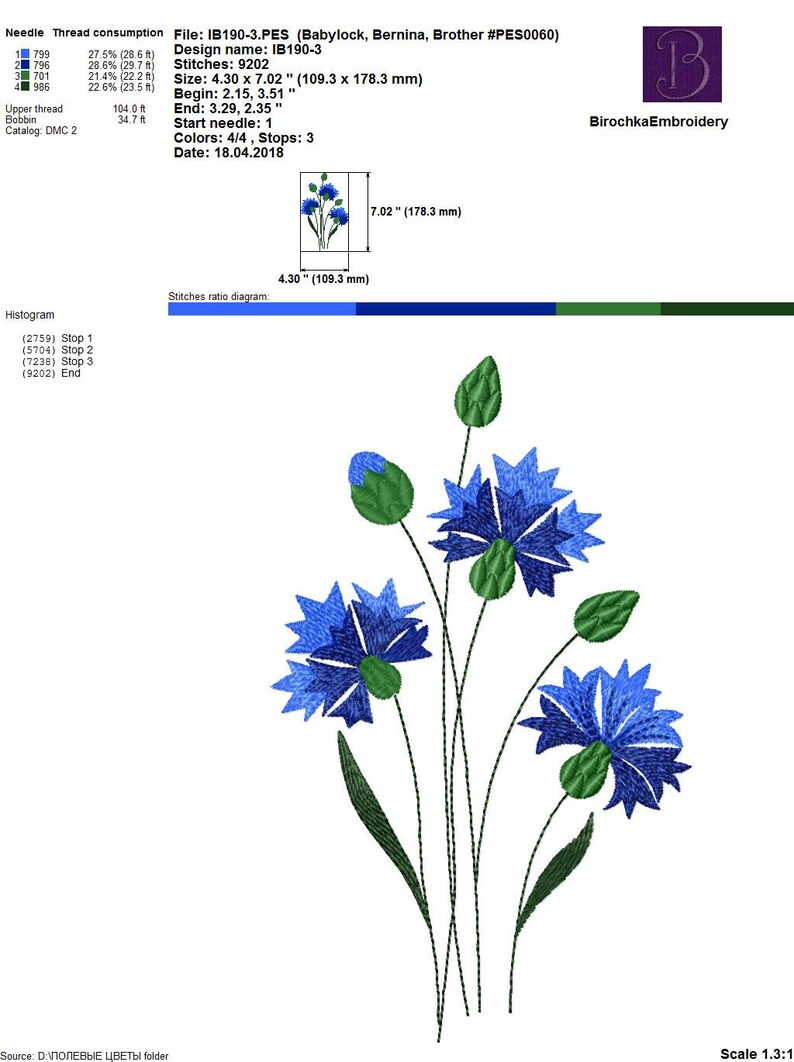 Wildflowers set Machine Embroidery Designs Floral Embroidery Etsy