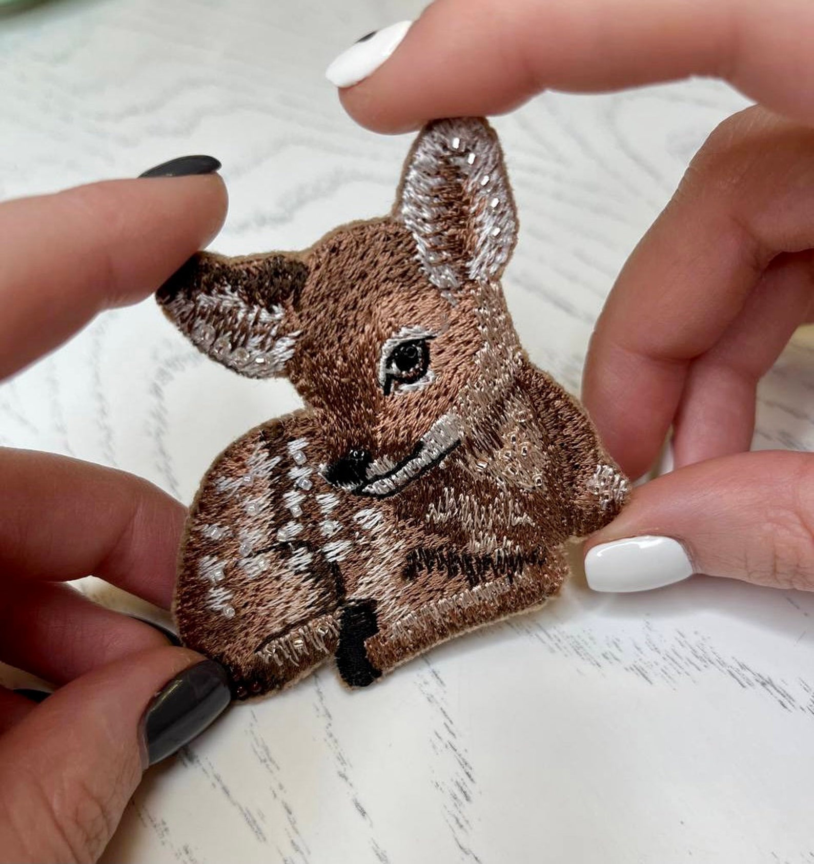 Fawn Machine Embroidery Design Deer Machine Embroidery Pattern Etsy UK
