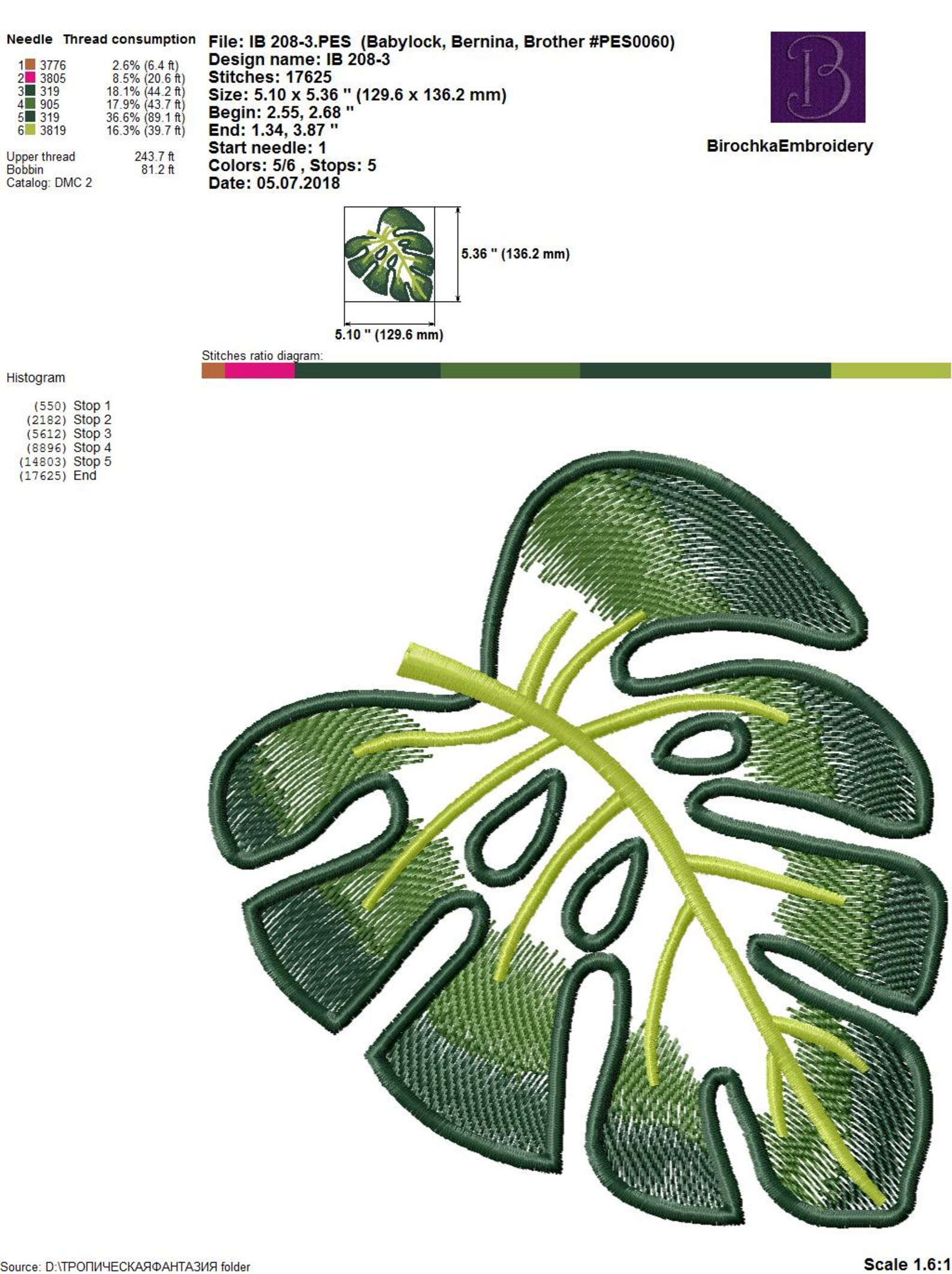 Monstera leaf applique embroidery pattern machine embroidery  etsy Monstera leaf applique embroidery pattern machine embroidery  etsy