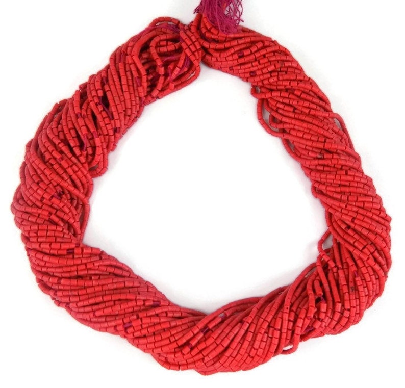 synthetic coral beads