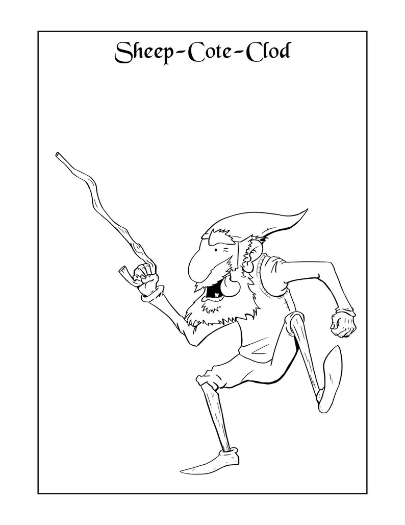 The Yule Lads - Coloring Pages - Etsy