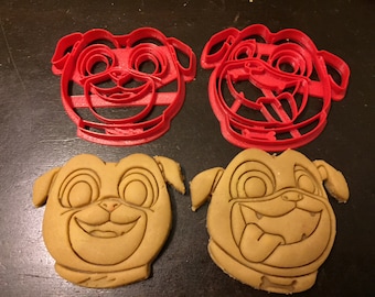 Welpen Hund Pals Ausstechformen. Werfen Sie einen Welpen Hund Pals Themed Geburtstag für Ihre Kinder mit Keksen in Form von Bingo und Rolly