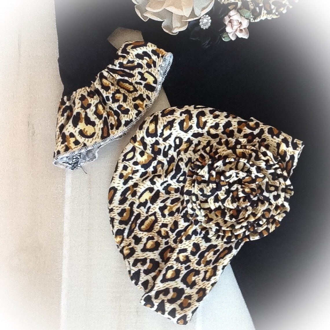 Baby Girl Leopard Print Romper Baby Girl Clothes Leopard Etsy