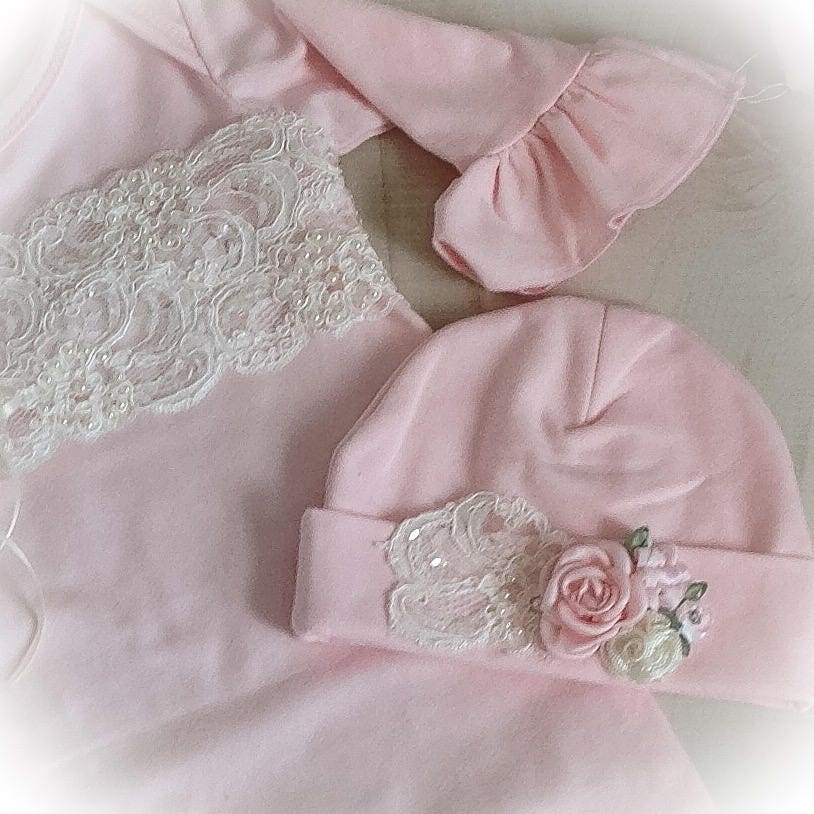 Newborn Girl Outfit Baby Girl Coming Home Outfit Newborn | Etsy