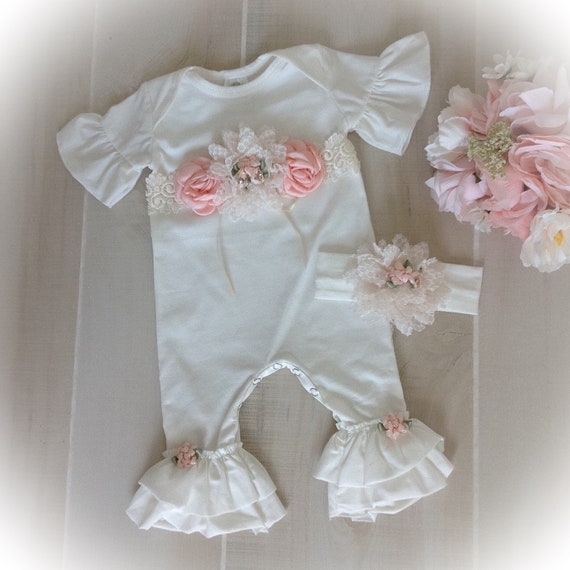 Baby Girl Coming Home Outfit Newborn Girl Take Home | Etsy