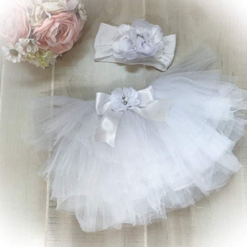 Newborn Tutu and Headband Set Baby Girl Blush Pink Tutu Photo Etsy