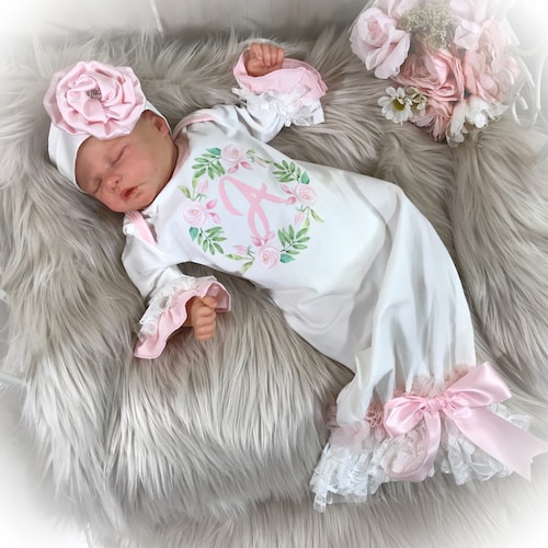 Cadeau personnalisé pour bébé fille, robe de chambre pour nouveau-né