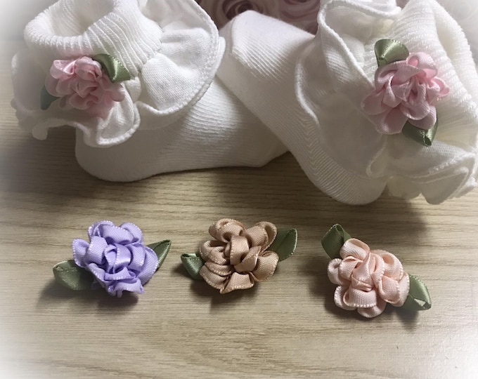 Baby Booties: Newborn Cotton Ruffle Socks