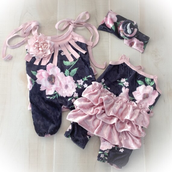newborn ruffle romper