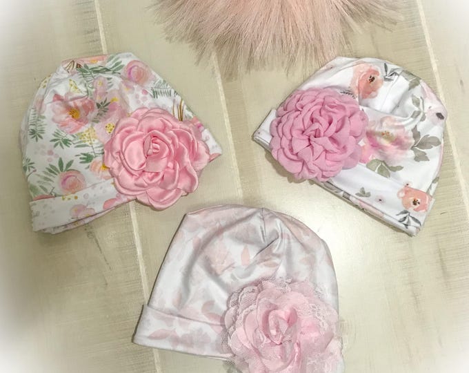 Newborn Girl Hats, Baby Girl Hat