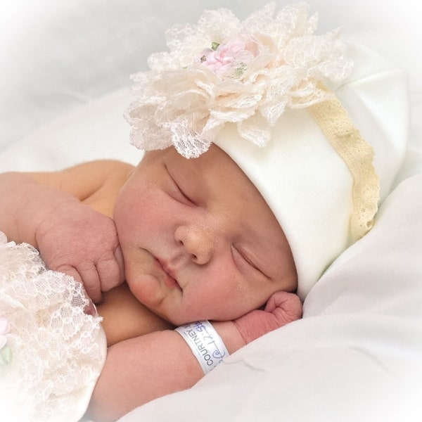 Newborn Girl Hat Etsy