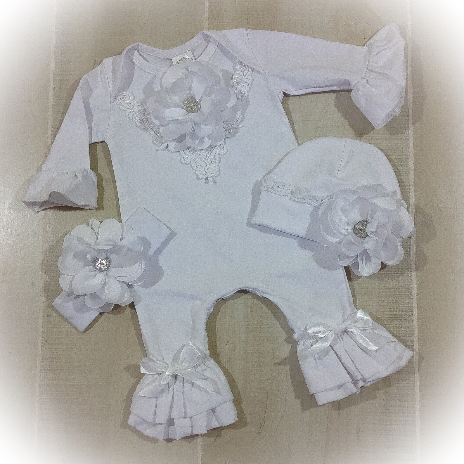 Christening Outfit Baptism Outfit New Baby Dedication White Etsy