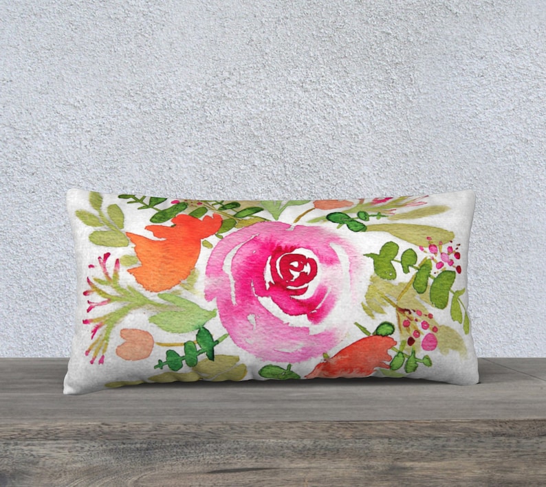 Beautiful Pillow Floral Pillow Case Floral Pillow Cases Etsy