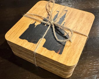 WDW Disney World Inspired Coaster Set, Gift BLOCK