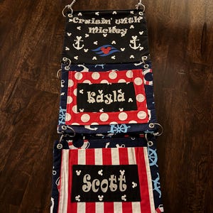 DCL - Custom - Fish Extender - Disney Cruise - FE - Holder - Pouches - Interchangeable - Pockets