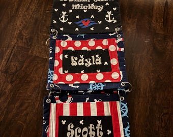 DCL - Custom - Fish Extender - Disney Cruise - FE - Holder - Pouches - Interchangeable - Pockets