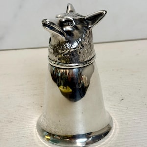 Vintage silver plated fox stirrup riding cup