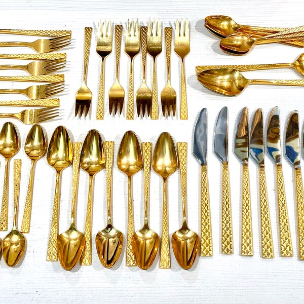 Gold Plated Flatware - Etsy