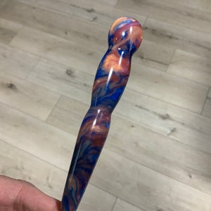 Sunset Serenade Crochet Hook Handle, Ergonomic Crochet Hook, Crochet, Susan Bates, Boye, Clover, Fiber Art