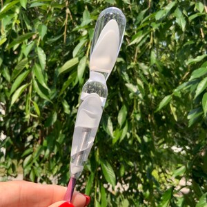 Made to Order Diamond Water crochet hook, ergonomic crochet hook, crochet, fiber art, handmade hook, Boye, Bates, Clover