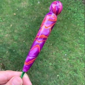 Jubilee Crochet Hook Handle, Ergonomic Crochet Hook, Crochet, Susan Bates, Boye, Clover, Fiber Art