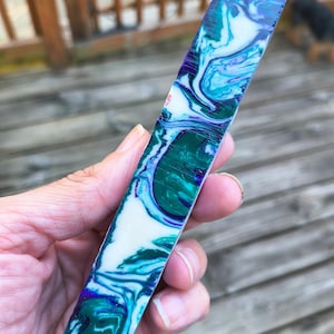 Made to Order Violet Avalanche crochet hook, ergonomic crochet hook, crochet, fiber art, handmade crochet hook, boye, bates, clover