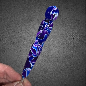 Freezing Waters Crochet Hook Handle, Ergonomic Crochet Hook, Crochet, Susan Bates, Boye, Clover, Fiber Art
