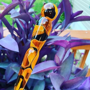 Halloween Water Crochet Hook Handle, Ergonomic Crochet Hook, Crochet, Susan Bates, Boye, Clover, Fiber Art