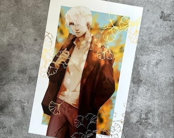 Póster de lámina dorada de Mushishi [11 x 17]