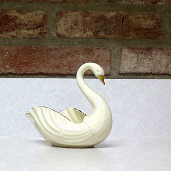 Swan Figurine Etsy