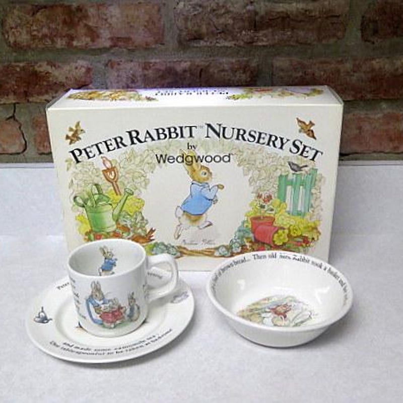 Peter Rabbit Ceramic Collection Ceramic Rabbit Bowl - Etsy