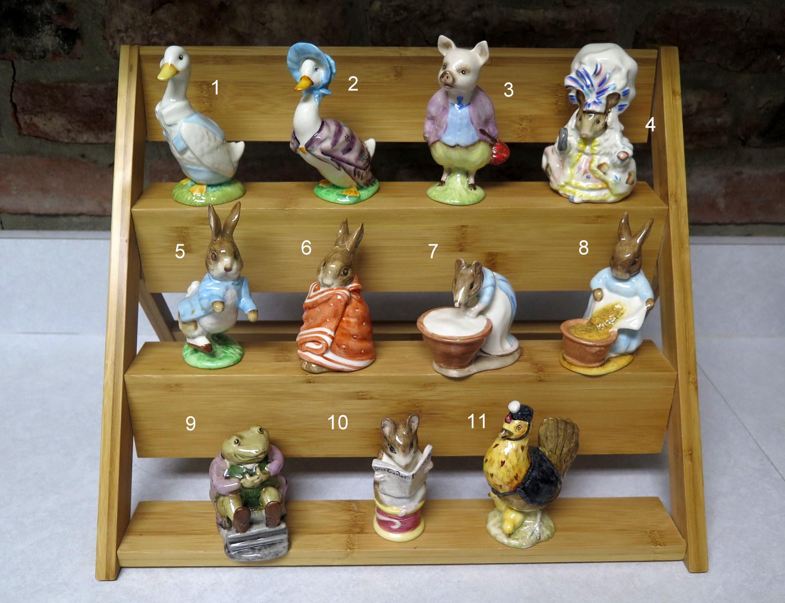 Beatrix Potter フィギュア 置物 13点セット Beatrix Potter Peter Rabbit Figurines - Etsy