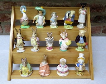 Vintage Beatrix Potter Peter Rabbit Figurines, Nursery Room Decor, Baby Shower Gifts, Collectible Figurines