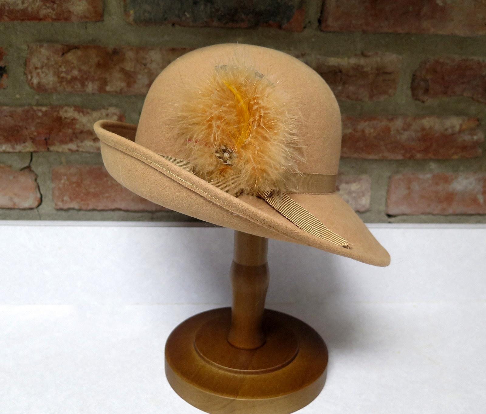 Vintage Doeskin Felt wool Hat Vintage Doeskin Felt Wool Hat Pollman Hat Company - Etsy main image 3