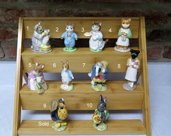 BESWICK ENGLAND Goody Tiptoes 陶器オブジェ GOODY TIPTOES figurine BEATRIX POTTER England 3.5