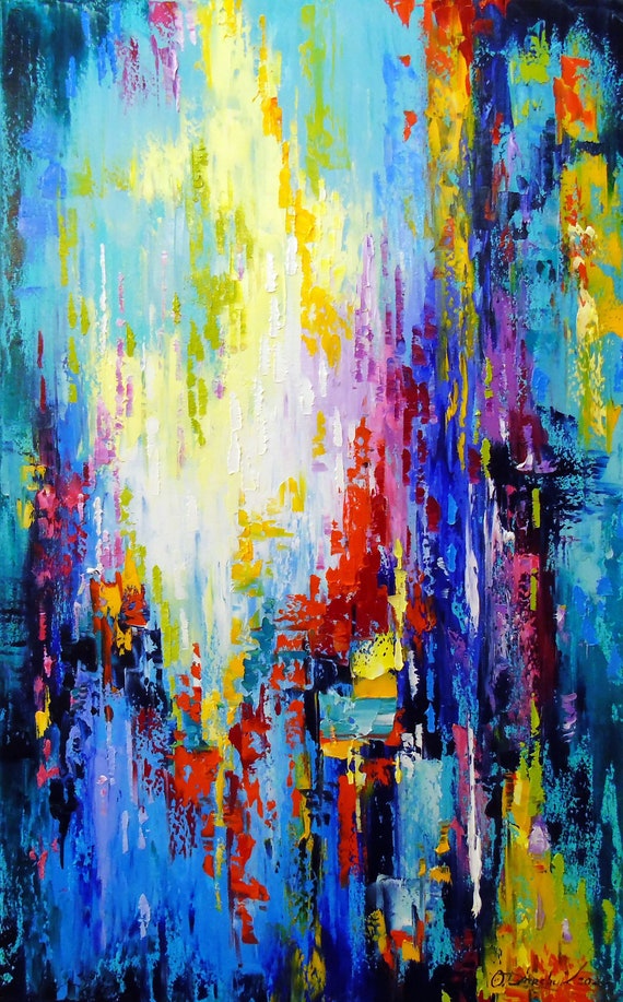 Bewegung Der Emotionen Abstrakte Kunst Malerei Emotion Etsy