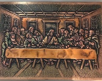 The Last Supper Copper Wall Art