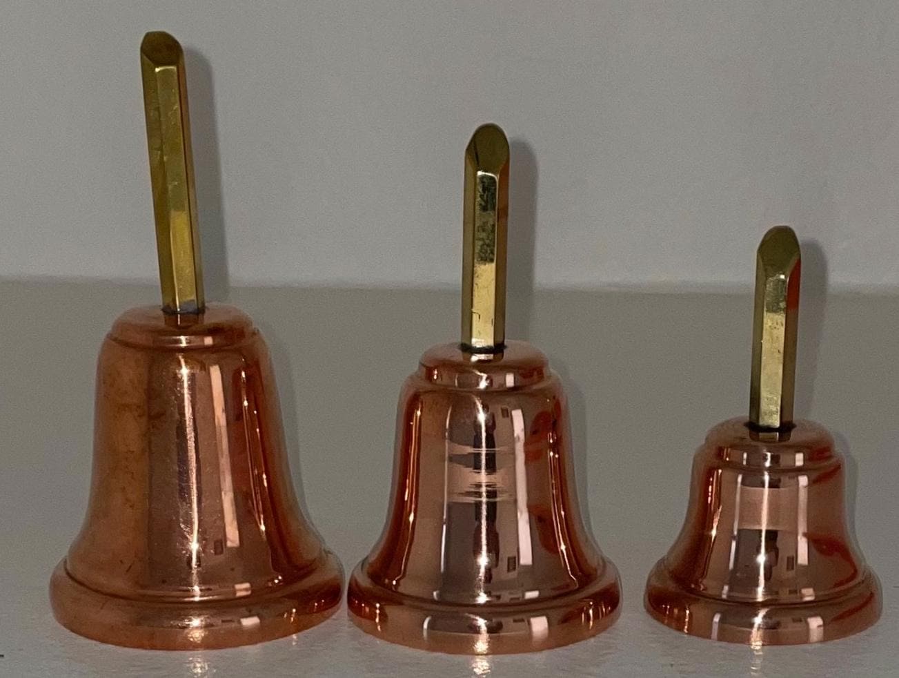 Bell Set (3) Copper/Bronze Hand Bells