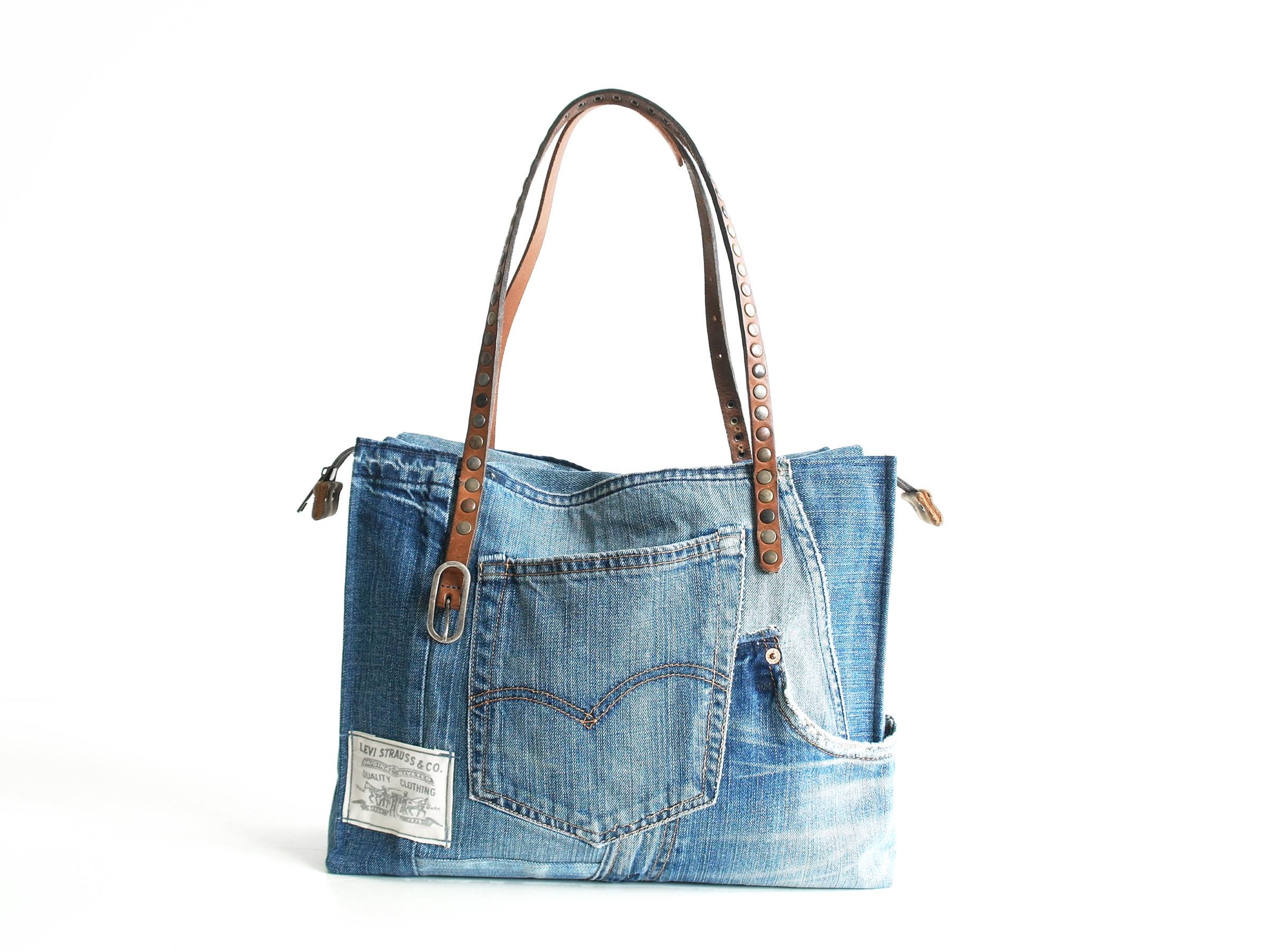 Levis Jeans Levis Tasche Leder Levi's® Tote-all Tasche Cream