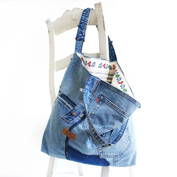DENIM BAG (BIG) / BRW